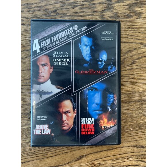 4 Film Favorites: Steven Seagal Collection DVD Action Film Movie 2008 Pre-Owned - Picture 1 of 5